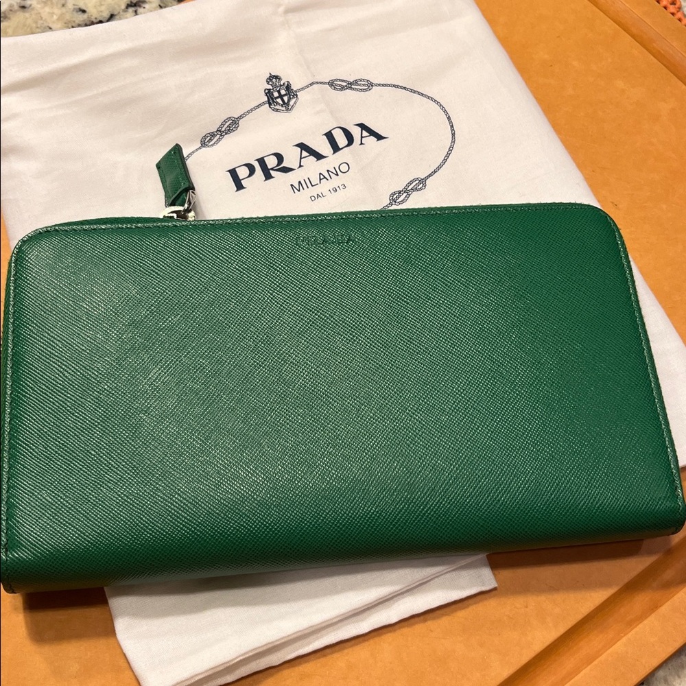 Prada Leather Long Wallet